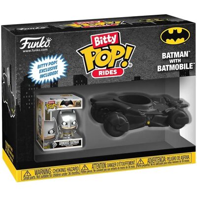 Funko Batman avec Batmobile Bitty Pop! Ride - DC Comics Funko Batman avec Batmobile Bitty Pop! Ride - DC Comics
