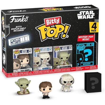 Funko Star Wars Han Solo Wampa Yoda 4-Pack - Collectible Figures Funko Star Wars Han Solo Wampa Yoda 4-Pack - Collectible Figures