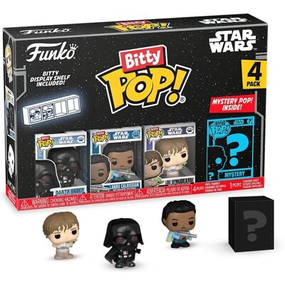 Funko Darth Vader Lando Calrissian Luke Yoda 4-Pack - Action Figures Funko Darth Vader Lando Calrissian Luke Yoda 4-Pack - Action Figures