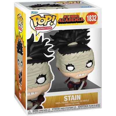 Funko Pop! Stain - My Hero Academia - 12cm Vinylfigur Funko Pop! Stain - My Hero Academia - 12cm Vinylfigur