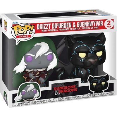 Funko Drizzt & Guenhwyvar Figurka w winylu - Zestaw 2 sztuki Dungeons & Dragons Funko Drizzt & Guenhwyvar Figurka w winylu - Zestaw 2 sztuki Dungeons & Dragons