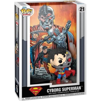 Funko DC Comics Cyborg Superman Vinylfigur - 9cm - POP! Comic Cover Funko DC Comics Cyborg Superman Vinylfigur - 9cm - POP! Comic Cover