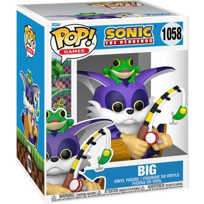 Funko Sonic the Hedgehog Big the Cat 15cm - Figura POP! Vinyl Funko Sonic the Hedgehog Big the Cat 15cm - Figura POP! Vinyl