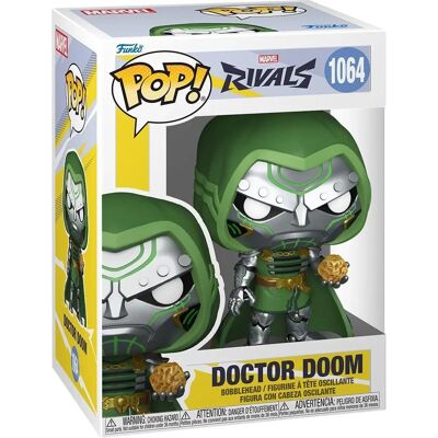 Funko Pop Doctor Doom Marvel Rivals figurka z winylu - 9 cm - FK83991 Funko Pop Doctor Doom Marvel Rivals figurka z winylu - 9 cm - FK83991