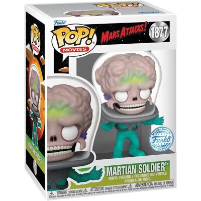 Funko Pop Mars Attacks Soldato con Chase Luminoso - Action Figure Funko Pop Mars Attacks Soldato con Chase Luminoso - Action Figure