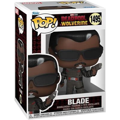 Figura Funko Pop Deadpool 3 - Vinile Marvel Blade 9 cm Figura Funko Pop Deadpool 3 - Vinile Marvel Blade 9 cm