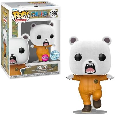 Funko Bepo Flocked - One Piece Vinylfigur Funko Bepo Flocked - One Piece Vinylfigur