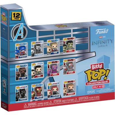 Funko Marvel 12-Pack Bitty POP Figures - Infinity Saga 2.5cm Funko Marvel 12-Pack Bitty POP Figures - Infinity Saga 2.5cm
