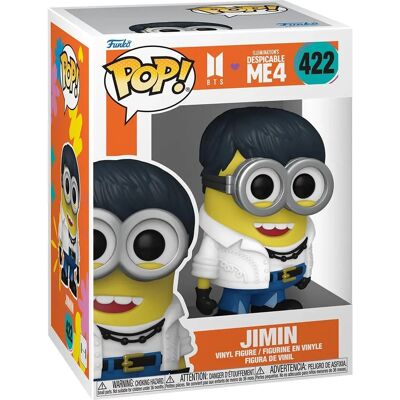 Funko Minions x BTS Jimin Vinylfigur - Pop! Rocks Funko Minions x BTS Jimin Vinylfigur - Pop! Rocks