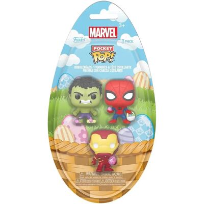 Funko Marvel Pocket POP! 3er-Pack Ei-Figuren - Sammler-Spielzeug Funko Marvel Pocket POP! 3er-Pack Ei-Figuren - Sammler-Spielzeug