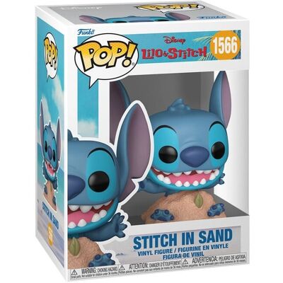Funko Stitch nella Sabbia - Figura in Vinile di Lilo & Stitch - 9cm - Collezionabile Funko Stitch nella Sabbia - Figura in Vinile di Lilo & Stitch - 9cm - Collezionabile