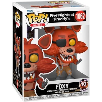 Funko Foxy Vinyl Figure 10th Anniversary - 9 cm - Five Nights at Freddy’s Funko Foxy Vinyl Figure 10th Anniversary - 9 cm - Five Nights at Freddy’s