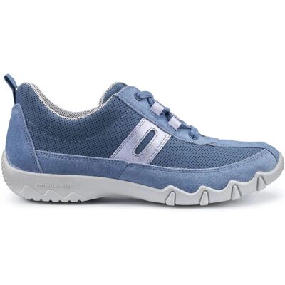 Hotter Women's Leanne II Trainers - Blue Metallic - Size: 5 Hotter Women's Leanne II Trainers - Blue Metallic - Size: 5