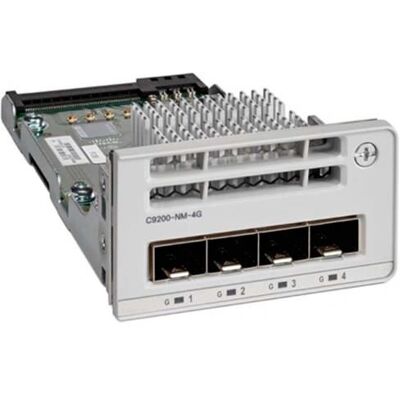 Cisco Catalyst 9200 Series Netzwerkmodul - 4 x Gigabit Ethernet - Schwarz Cisco Catalyst 9200 Series Netzwerkmodul - 4 x Gigabit Ethernet - Schwarz