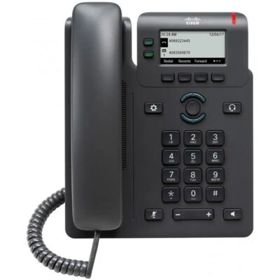 Cisco 6821 IP-Telefon - 2 Leitungen - Schwarz Cisco 6821 IP-Telefon - 2 Leitungen - Schwarz
