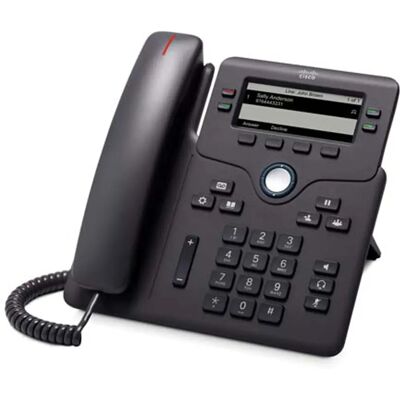 Cisco - CP-6861-3PW-UK-K9 - Black - 4-line - IP phone Cisco - CP-6861-3PW-UK-K9 - Black - 4-line - IP phone
