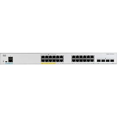 Switch de red Cisco Catalyst C1000-24FP-4G-L - Gestionado - 24 puertos Gigabit Ethernet (PoE+) - Uplink 4 Gbps Switch de red Cisco Catalyst C1000-24FP-4G-L - Gestionado - 24 puertos Gigabit Ethernet (PoE+) - Uplink 4 Gbps