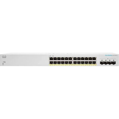 Switch géré Cisco CBS220-24FP-4X - 24 Ports - PoE+ - Montage en Rack Switch géré Cisco CBS220-24FP-4X - 24 Ports - PoE+ - Montage en Rack