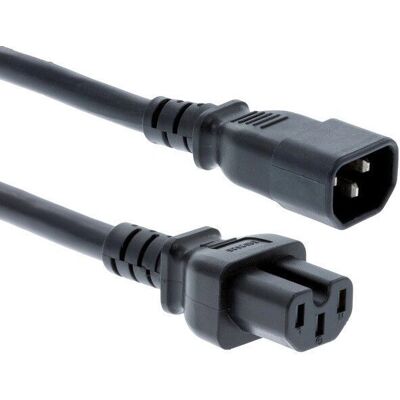 Cisco C15 Stromkabel - IEC 60320 C14 zu C15 - 3m - Schwarz Cisco C15 Stromkabel - IEC 60320 C14 zu C15 - 3m - Schwarz