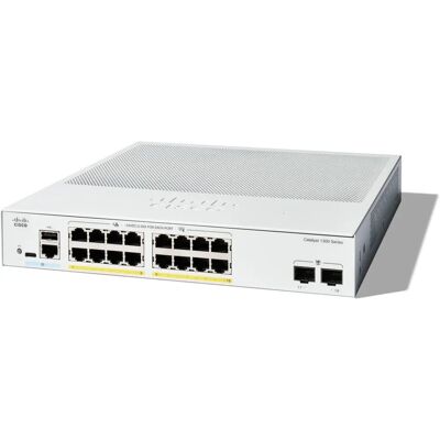 Switch di rete Cisco C1300-16FP-2G - Gestito Layer 2/3 Ethernet Gigabit - Bianco Switch di rete Cisco C1300-16FP-2G - Gestito Layer 2/3 Ethernet Gigabit - Bianco