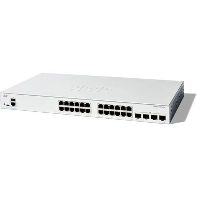 Switch réseau géré Cisco C1200-24T-4G - 24 ports Gigabit L2/L3 - Blanc Switch réseau géré Cisco C1200-24T-4G - 24 ports Gigabit L2/L3 - Blanc