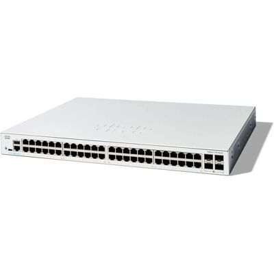 Switch gestito Cisco C1300-48T-4X - 48 Ethernet Gigabit - Montabile in rack Switch gestito Cisco C1300-48T-4X - 48 Ethernet Gigabit - Montabile in rack