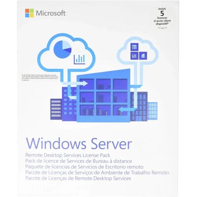 Microsoft Windows Server 2016 RDS/TSE Apparaten CAL 5 Apparaten - Server Software Microsoft Windows Server 2016 RDS/TSE Apparaten CAL 5 Apparaten - Server Software