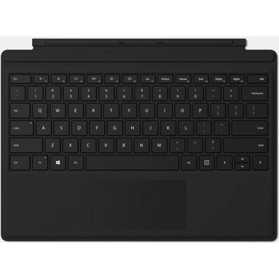 Microsoft Surface Pro Type Cover - Schwarz - Tastaturabdeckung - Modell M1725 - Vollgröße - QWERTZ Microsoft Surface Pro Type Cover - Schwarz - Tastaturabdeckung - Modell M1725 - Vollgröße - QWERTZ