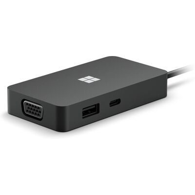 Microsoft Surface USB-C Reise-Hub - USB-C, HDMI, Ethernet - Schwarz Microsoft Surface USB-C Reise-Hub - USB-C, HDMI, Ethernet - Schwarz