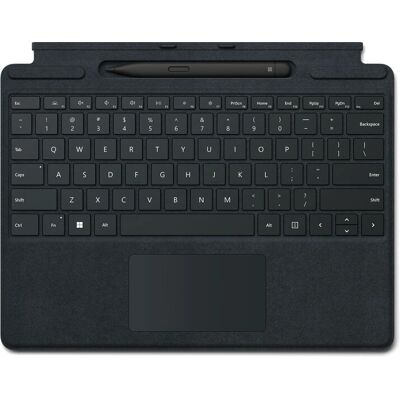 Clavier Surface de Microsoft avec Slim Pen 2 - Italien - Noir - QWERTY - Housse clavier Clavier Surface de Microsoft avec Slim Pen 2 - Italien - Noir - QWERTY - Housse clavier