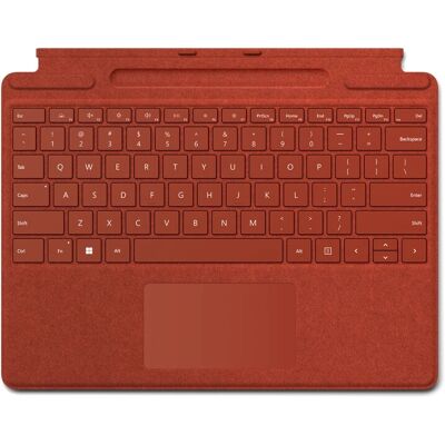 Microsoft Surface 8XA-00032 Teclado QWERTY Rojo para Móvil Microsoft Surface 8XA-00032 Teclado QWERTY Rojo para Móvil