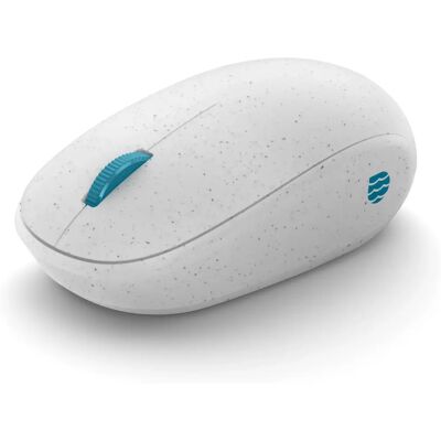 Mouse Ocean Plastic di Microsoft - Bluetooth - Ambidestro - Bianco/Blu - Mouse Mouse Ocean Plastic di Microsoft - Bluetooth - Ambidestro - Bianco/Blu - Mouse