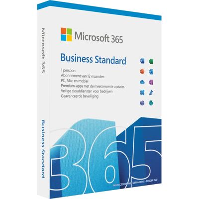 Microsoft 365 Business Standard - 1 licence - 1 an - Néerlandais Microsoft 365 Business Standard - 1 licence - 1 an - Néerlandais