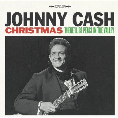 Johnny Cash Noël: Paix dans la Vallée Vinyle LP - Publicité Johnny Cash Noël: Paix dans la Vallée Vinyle LP - Publicité