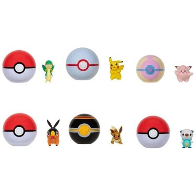 Jazwares Pokémon Poke Ball Clip N Go - 6 Diseños - Juguetes Jazwares Pokémon Poke Ball Clip N Go - 6 Diseños - Juguetes