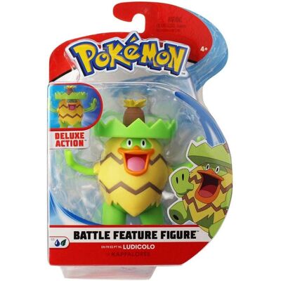 Pokemon Pokémon Battle Ludicolo - Figur d'Action - Publicité Pokemon Pokémon Battle Ludicolo - Figur d'Action - Publicité
