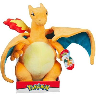 Jazwares Charizard Plüschtier - 29cm - Pokémon Fan Spielzeug Jazwares Charizard Plüschtier - 29cm - Pokémon Fan Spielzeug