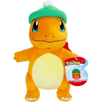 Jazwares Charmander Peluche - Edizione Natalizia - 8 Pollici Jazwares Charmander Peluche - Edizione Natalizia - 8 Pollici
