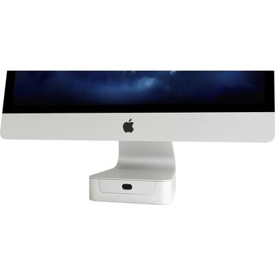 Rain Design iMac-ställning med låda - Silver - Skärmstativ Rain Design iMac-ställning med låda - Silver - Skärmstativ