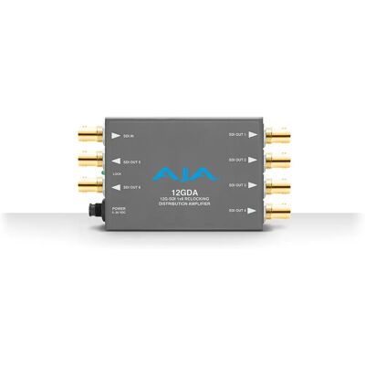 Convertisseur de signal vidéo AJA 12GDA - Supporte 4K/UltraHD, 6 sorties SDI Convertisseur de signal vidéo AJA 12GDA - Supporte 4K/UltraHD, 6 sorties SDI