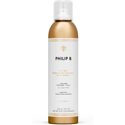 Philip B Jet Set Presisjon Kontroll Hårspray - 260ml - For alle hårtyper Philip B Jet Set Presisjon Kontroll Hårspray - 260ml - For alle hårtyper