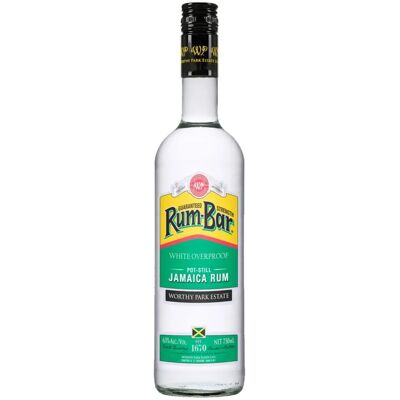 Worthy Park Estate Rum-Bar Premium White Overproof 0.7l 63% Worthy Park Estate Rum-Bar Premium White Overproof 0.7l 63%