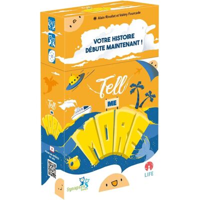 Asmodee Tell Me More Blanco - Juego de mesa Asmodee Tell Me More Blanco - Juego de mesa