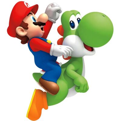 Zestaw Naklejek ściennych Nintendo Yoshi i Mario - Dekoracja Pokojowa Zestaw Naklejek ściennych Nintendo Yoshi i Mario - Dekoracja Pokojowa