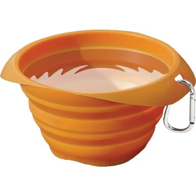 Kurgo Kurko Modell Collaps A Bowl - Hunde-Reiseschale Orange Kurgo Kurko Modell Collaps A Bowl - Hunde-Reiseschale Orange