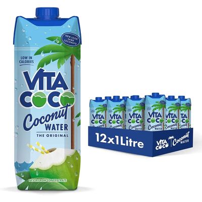 Vita Coco - Coconut Water Original - 1L - 12-Pack - Beverage Vita Coco - Coconut Water Original - 1L - 12-Pack - Beverage