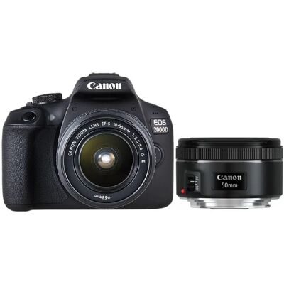 Canon - EOS 2000D - 18-55 IS II - 50mm - Spiegelreflexkamera Canon - EOS 2000D - 18-55 IS II - 50mm - Spiegelreflexkamera
