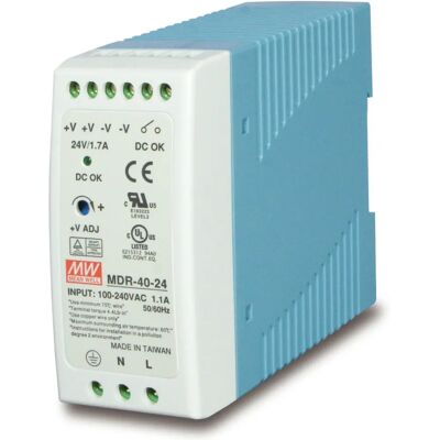 Planet Netzteil MDR-40-24 - 40W DIN-Schiene, Blau & Weiß Planet Netzteil MDR-40-24 - 40W DIN-Schiene, Blau & Weiß