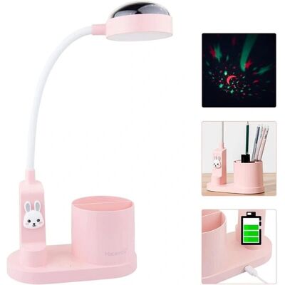 Lámpara de escritorio linda para niños LED con soporte para bolígrafo - Lámpara de mesa para niños Lámpara de escritorio linda para niños LED con soporte para bolígrafo - Lámpara de mesa para niños