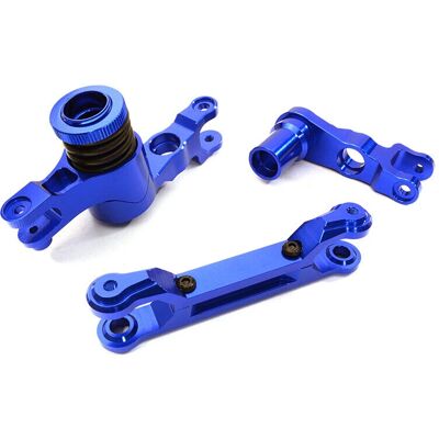 Integy - Gemaakte Steering Bell Crank - Blauw - Traxxas X-Maxx - Steering Bell Crank Set Integy - Gemaakte Steering Bell Crank - Blauw - Traxxas X-Maxx - Steering Bell Crank Set